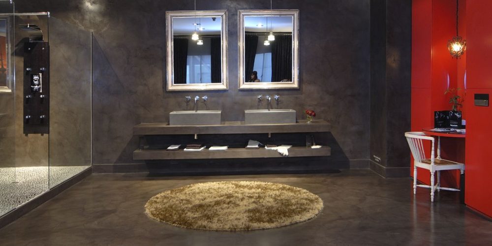 Un revestimiento de lo más versátil el microcemento